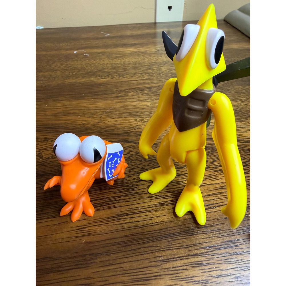 Rainbow Friends Yellow and Orange Action Figure Set PhatMojo Game Toys
